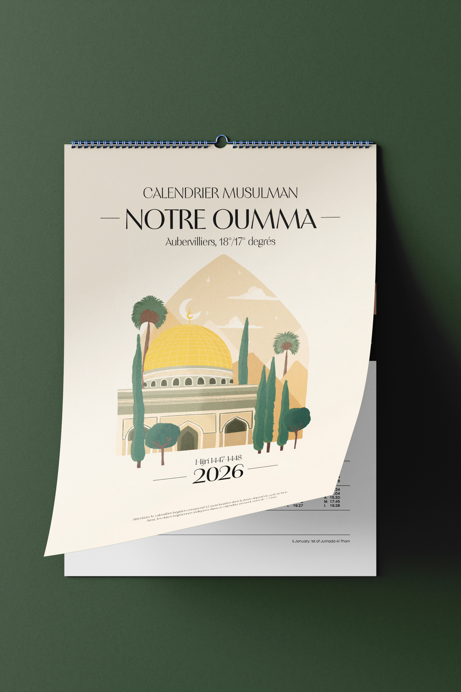 Calendrier musulman - Édition Notre Ummah