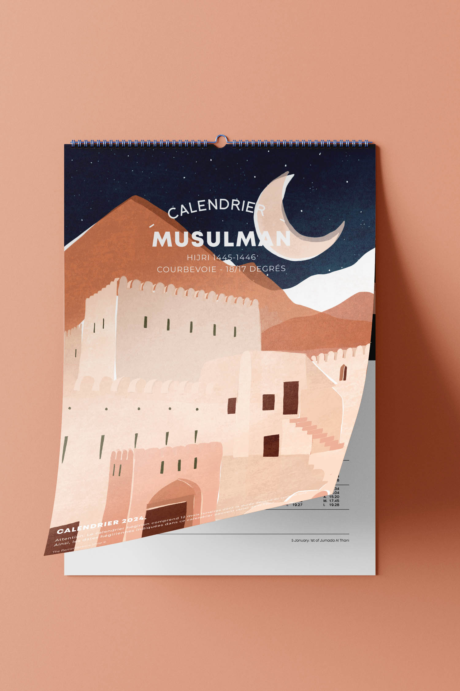 Calendrier musulman - Édition Désert
